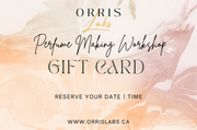 Orris Labs Toronto Perfume | Cologne Making Workshop Virtual Gift Card with upgrade (tax included)