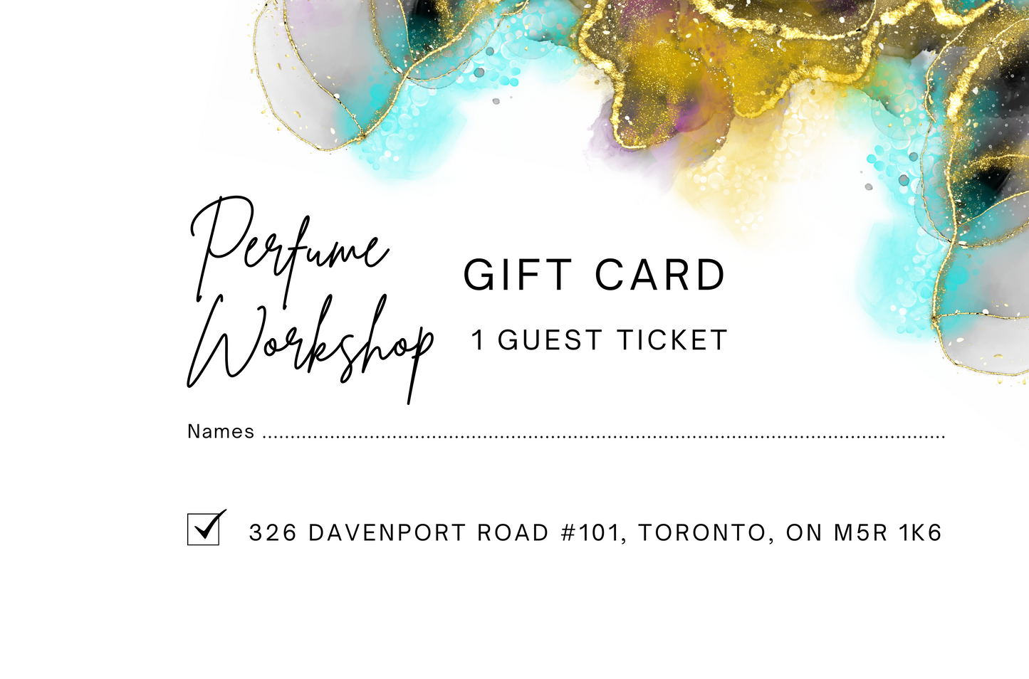 Orris Labs Toronto Perfume | Cologne Making Workshop Gift Card