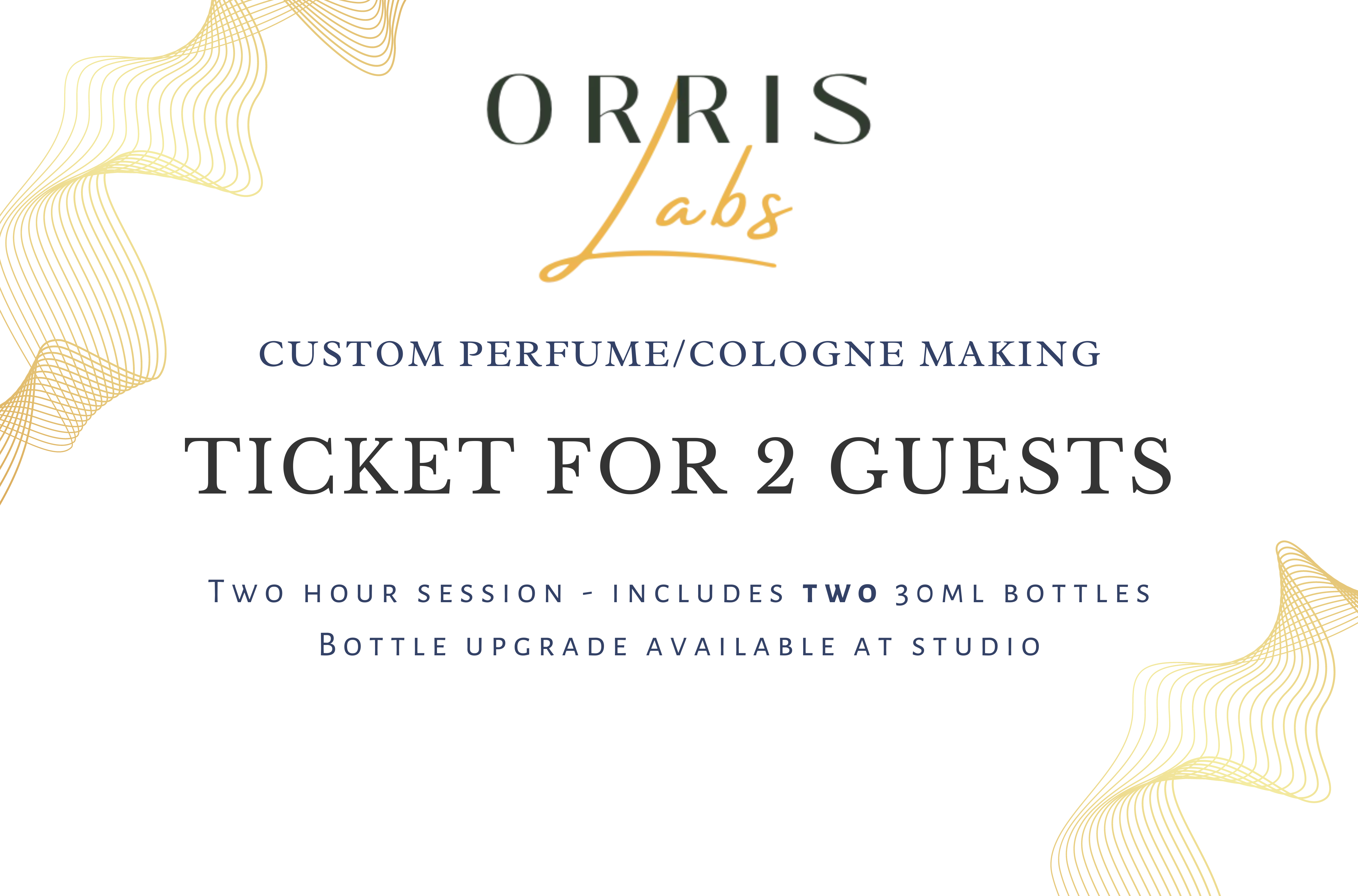 Mississauga Studio November 2nd, 2025 Perfume/Cologne Workshop Session For 2 Guests