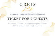 Mississauga Studio October 31st, 2025 Perfume/Cologne Workshop Session For 2 Guests