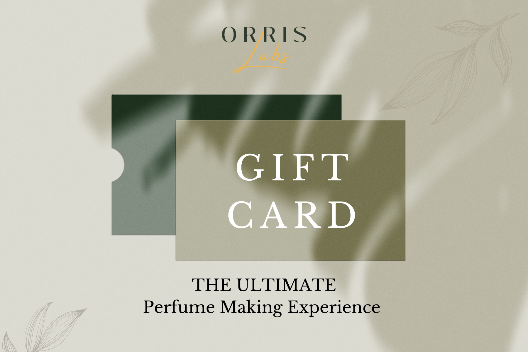 Orris Labs Perfume | Cologne Making Workshop Virtual Gift Card (tax included)
