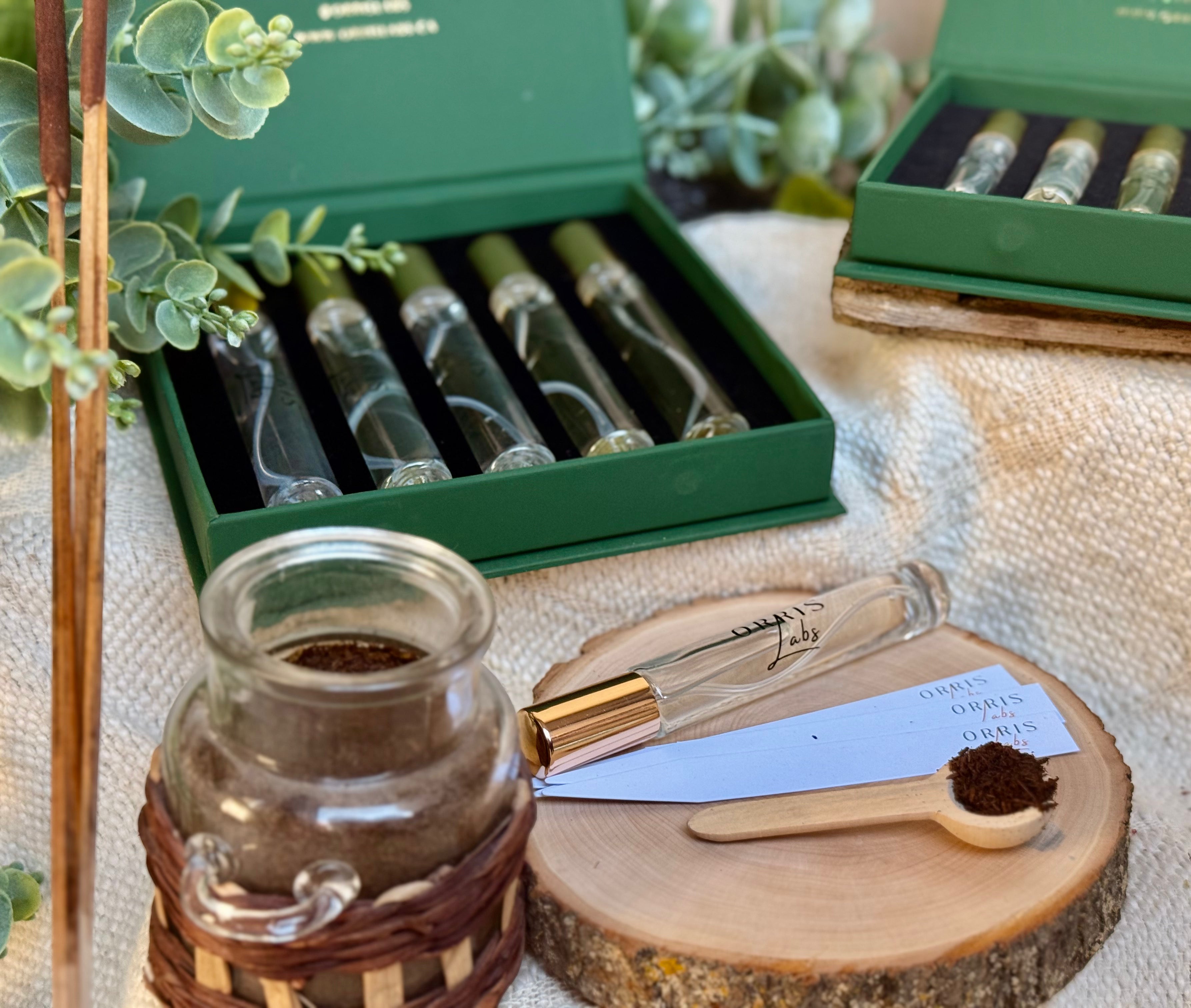 Perfume Discovery Kit – Woody Collection | Perfume Making Orris Labs ...