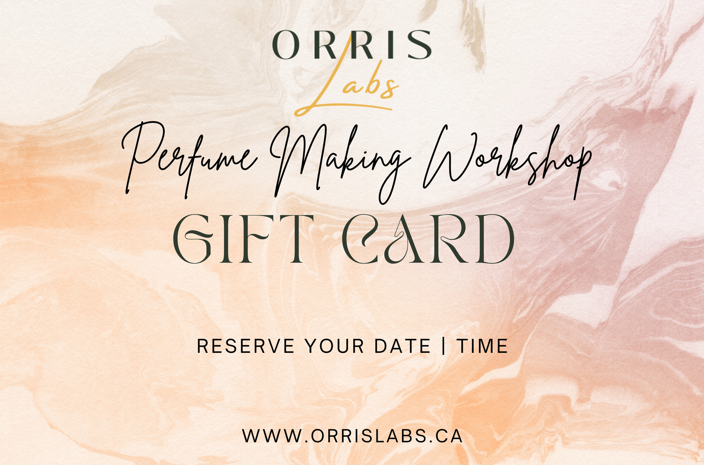 Orris Labs Perfume | Cologne Making Workshop Virtual Gift Card (tax included)