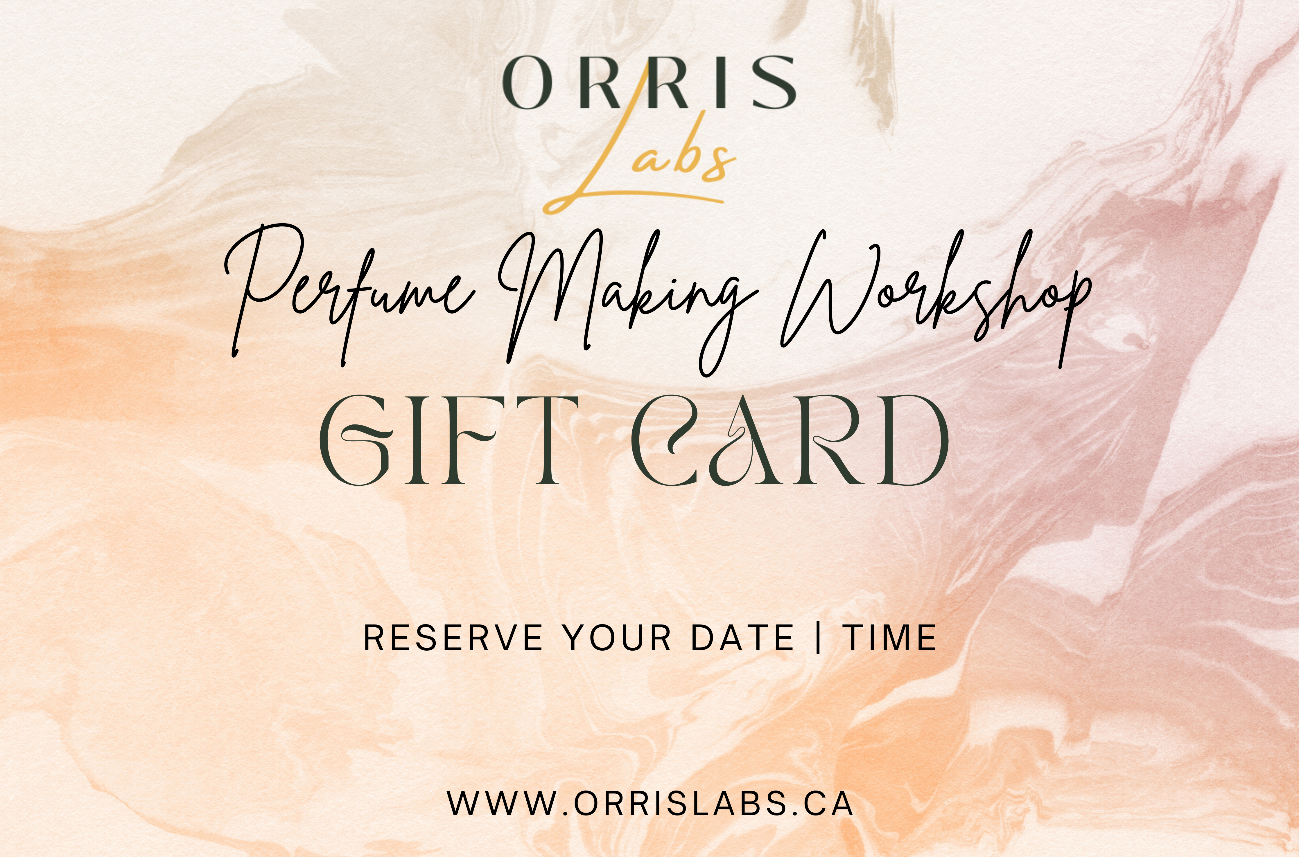 Orris Labs Toronto Perfume | Cologne Making Workshop Virtual Gift Card with upgrade (tax included)