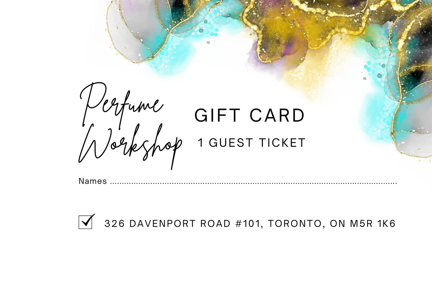 Orris Labs Toronto Perfume | Cologne Making Workshop Virtual Gift Card