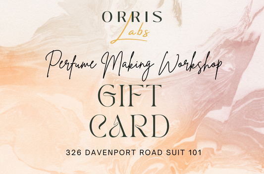 Orris Labs Toronto Perfume | Cologne Making Workshop Virtual Gift Card (tax included)